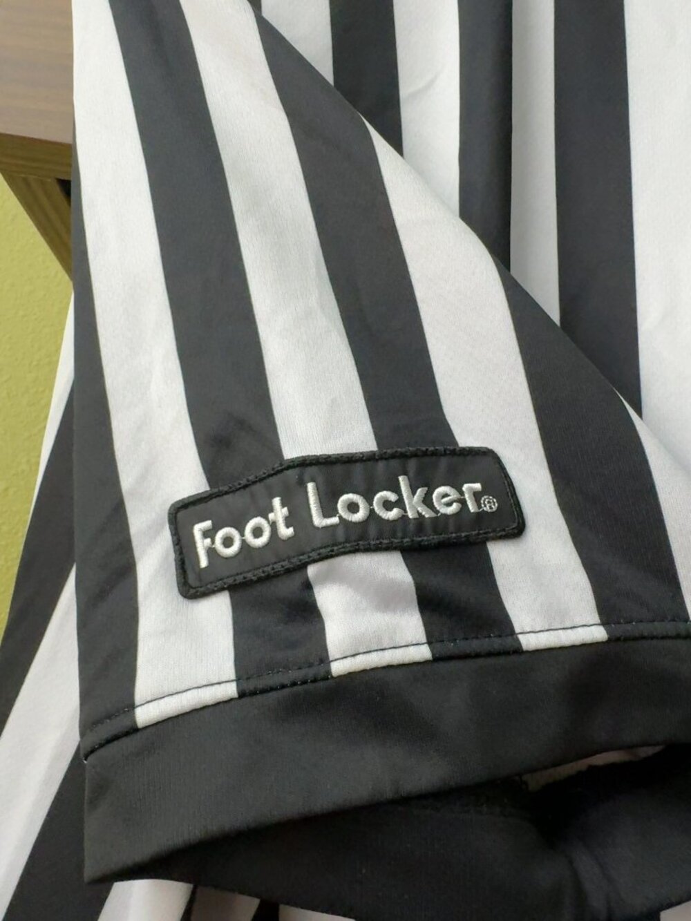 Foot Locker Employee Referee Stripe Uniform Polo Shirt XL - Picture 4 of 5